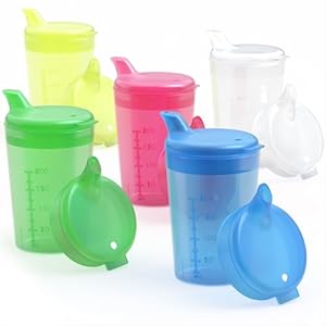 Horn Medical Schnabelbecher-Sets mit bunten Deckeln