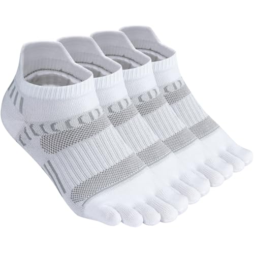 Meaiguo Toe Socks No Show Running Five Finger Socks for Men Women