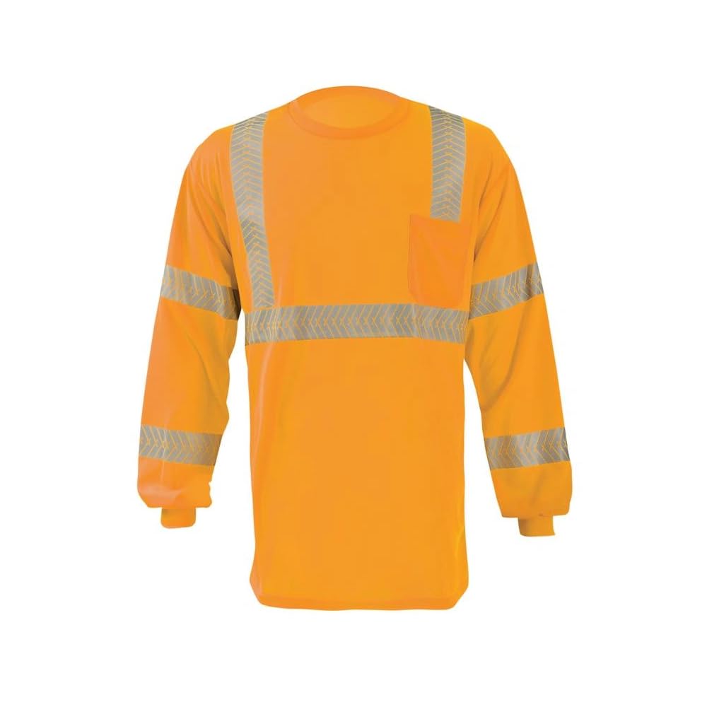 OccuNomix Standard Long Sleeve Class 3, Orange, X-Large