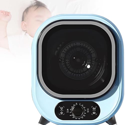 URJWAN Petit SèChe-Linge, SèChe-Linge, SèChe-Linge à Condensateur Portable, SèChe-Linge Ventilé De 5 Kg, 35 DB Silencieux, Parfait pour Une Utilisation sur Un Comptoir Ou Au Mur,C-220V