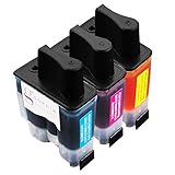 Sophia Global Compatible Ink Cartridge Replacement for Brother LC41 (1 Cyan, 1 Magenta, 1 Yellow)