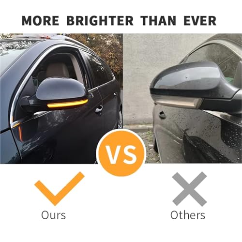 Intermitentes LED dinámicos ahumados para retrovisor de Skoda Superb B5 2002-2008 4