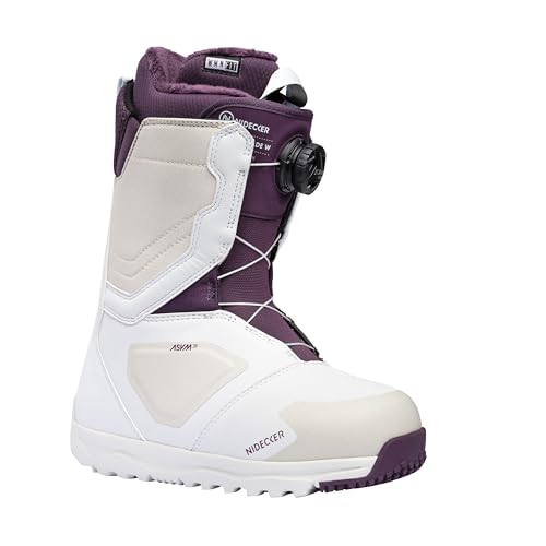 Nidecker Cascade W BOA Women's Snowboard Boots, White, 7