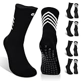 Gogogoal Calcetines de fútbol antideslizantes hombre joven antideslizantes fútbol ​​rugby 43-50 Negro L 4-pares
