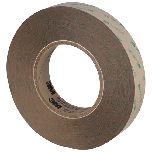 Image of 3M(TM) Adhesive Transfer Tape 9472LE Clear, 1 in x 60 yd 5.2 mil, 9 Rolls per case (Pack of 9)