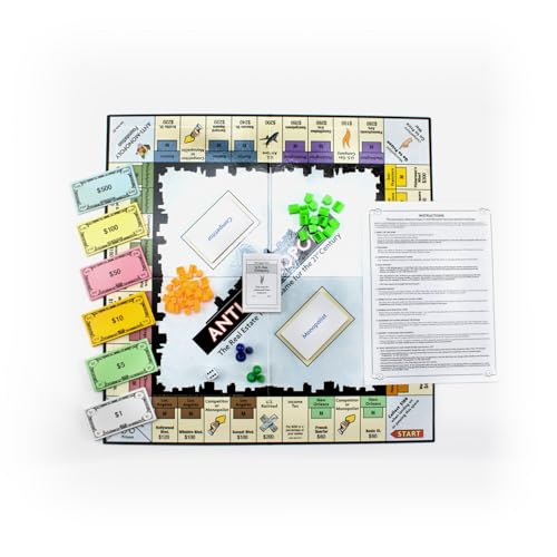 Anti-Monopoly juego de mesa para 2 a 4 jugadores miniatura 6