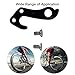for Bike Rear Derailleur Hanger #322175 Compatible with for Trek FX 7.2/7.3/7.4/7.5/7.6 Series 4 Series 6000 9 Series Steel Gear Mech Tail Hook Replacement(Black)