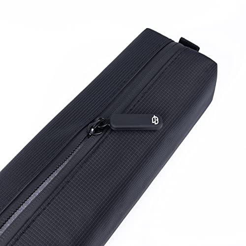 Comfyable Small Toiletry Bag for Men, Slim Mini Toothbrush Case, Mini Dopp Kit Bag for Electronics, Tech, Gym, Water-Resistant Essentials Pouch, Black by Comfyable - Image 3