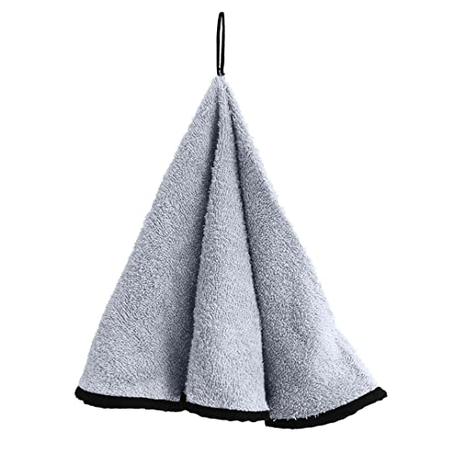 Soleil d'ocre, Paño de cocina redondo de algodón EPONGE white