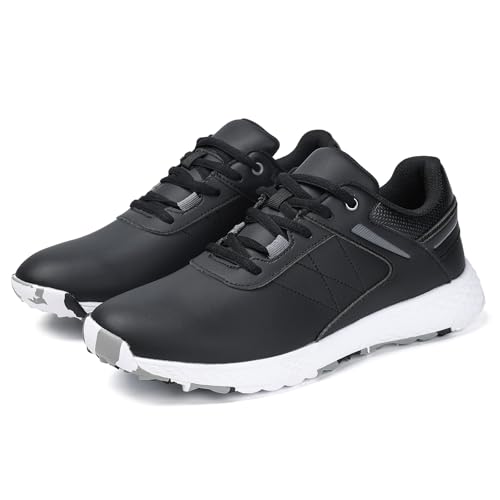 Image of Men's Spikeless Golf Shoes Men Waterproof Wears Golf Sport Sneakers Training Walking Shoe
