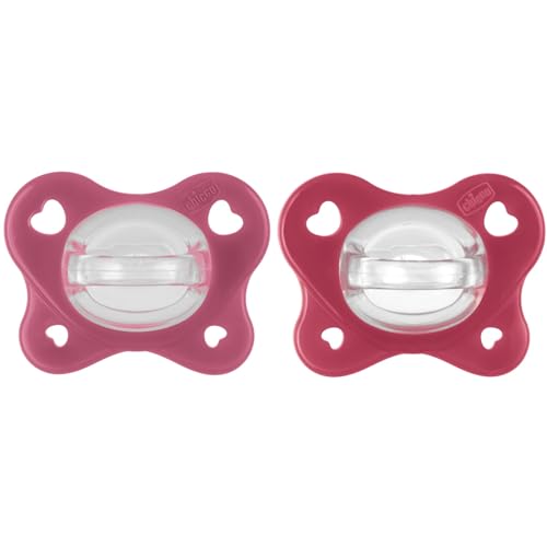 Chicco Gommotto Dual Soft, Ciuccio in Silicone 16-36 Mesi, Bicolore,