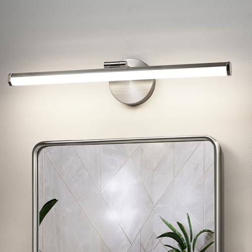 KAISITE Bathroom Light Fixture Over Mirror 22IN Brushed Nickel Vanity Lighting Fixture Dimmable LED...