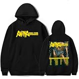 RYSXJLX Anitta Baile Funk Experience Tour 2024 - Sudadera con capucha para mujer y hombre, diseño vintage, Negro, S