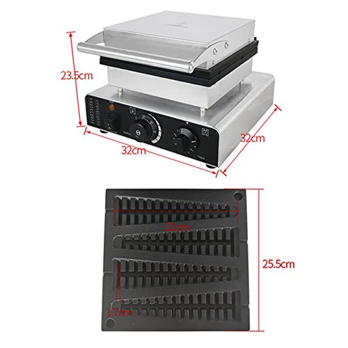 Waffle Maker-Commercial HECT a 4 pezzi Lolly Stick Baker 110-240V-Pin Tree Stampo Casht padella