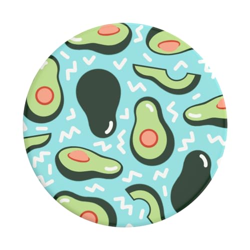 Image of PopSockets Adhesive Phone Grip, Holder- Avocado Party Blue