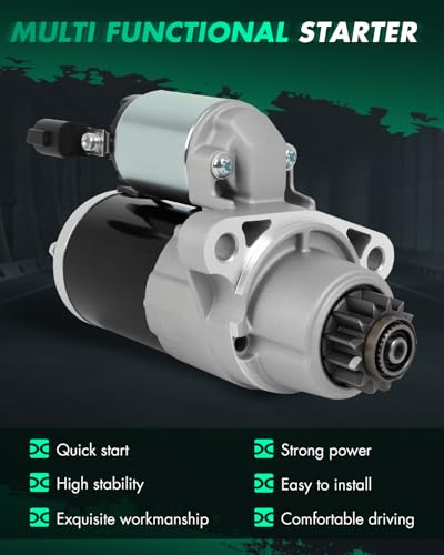 Image of SCITOO Starter Motor fit for INFINITI for JX35 3.5L 2013,for INFINITI for QX60 3.5L 2014-2015 2017-2018,for Nissan for Altima 3.5L 2007-2014 Replacement Starter,19063,10891