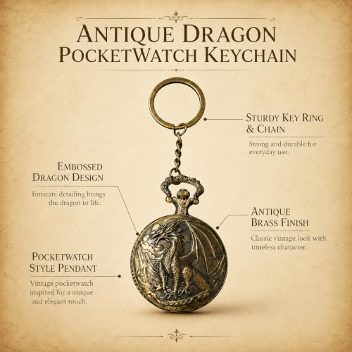 Image of Antique Bronze Pocket Premium Vintage Theme Metallic Home Key Chain & Key Rings | Best Gift for Men, Woman, Boys & Girls on their Special Occassions