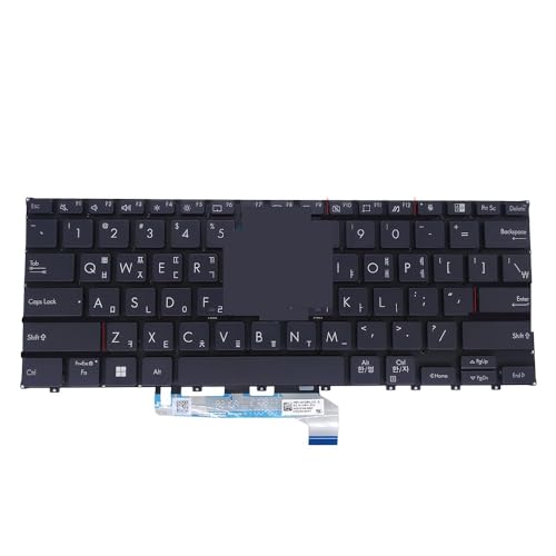 Clavier russe coréen ASUS ExpertBook B5302 pour le télétravail nocturne