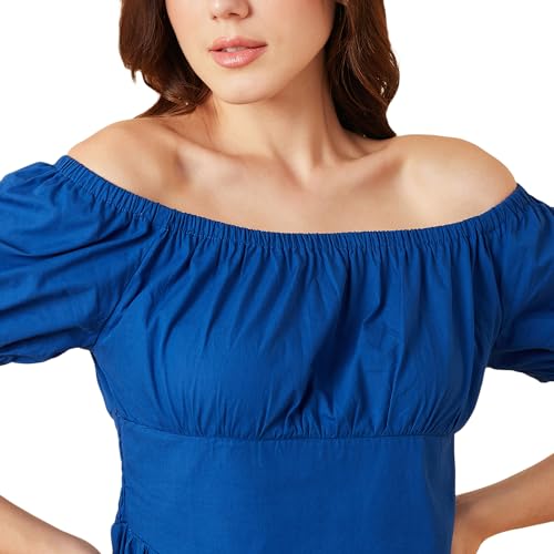 Image of Rare Women's Cotton Fit and Flare Above The Knee Dress