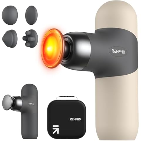 RENPHO Mini Massage Gun with Heat Cover
