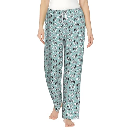 Pantalon de pyjama pingouins mignons pour femme, le cadeau doux de cet hiver