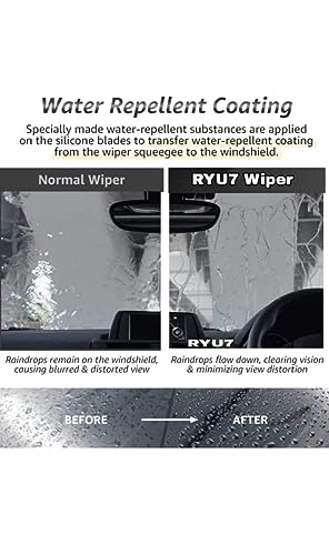 Image of Front Hybrid Wiper Blades Fits for Nexon, Size-24 inch 14 inch (Pack of 2)