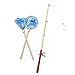 Odoria 1:12 Miniature Fish Pole and 2Pcs Fishing Nets Dollhouse Garden Accessories