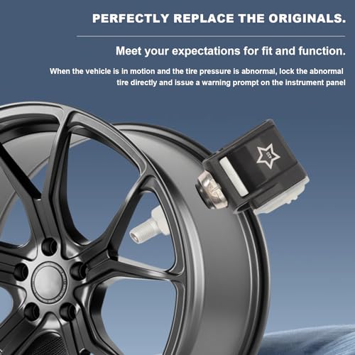 4 Stück Reifendrucksensor Reifendruckkontrollsystem TPMS Sensor RDKS 433 MHz für 5er 6er 7er 8er G30 G31 F90 M8 F91 F92 F93 X3 X4 X5 36106872774 36106887147