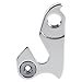 Aluminium Alloy Rear Gear Mech Derailleur Hanger Hook Drop Out Adapter, Well Protecting Bike from Falling Down, Easy Installation and Removal, Fits Most Bikes, Made of High