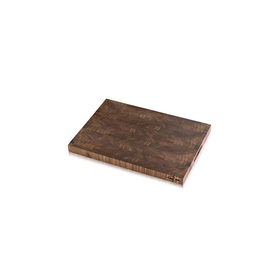 Cangshan | Thomas Keller Signature Collection Walnut End-Grain Cutting Board,14 x 20 x 1.5", Crafted in USA