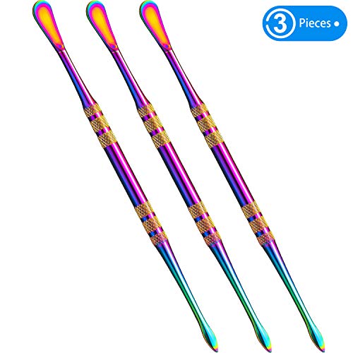 Mudder 3 Packs Wax Carving Tool Wax Tool Carving Tool Stainless Steel Tool