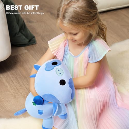 shownicer Plüschtier Kuh Kuscheltier Stofftier Kawaii Kuh Plüsch Kissen Spielzeug Milchkuh Plüsch Wurfkissen Geschenk für Kinder Mädchen 12… – Ansicht 5