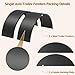 2 Pack Single Axle Trailer Fenders with Fender Backs,Fits for 14”to 16” Wheels - 32” x 9” x 15” Trailer Fender Replacement for Car Hauler,Cargo,Utility,Landscape Trailers
