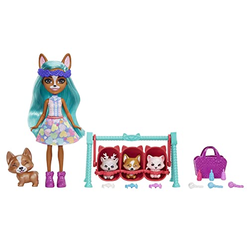 Coffret Enchantimals Hippo Et Bébés Besties Mattel Le Coffret - vue 8
