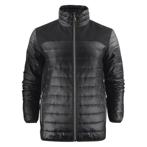 Veste matelassée EXPEDITION homme noir manteau chaud grande taille 5XL