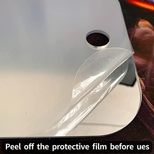 Image of Shatterproof Shower Mirror Fogless for Shaving(2 Pack,Larger 10.7x8 inch) 43% Than Original,Unbreakable Deluxe Plexiglass Makeup Mirror,Largest Bathroom Wall Hanging,Portable Handheld Camping,Silver