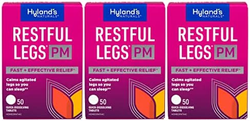 Hyland's Restful Legs PM Tablets 50 ea (Pack of 3)