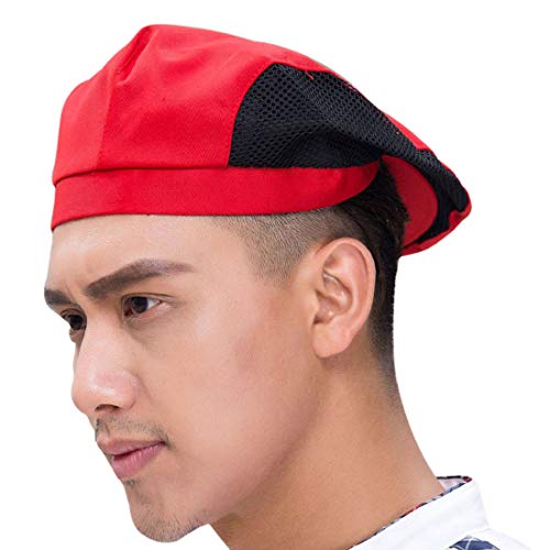FHFF Gorro de cocinero Hombres, Restaurante, Chef, Sombrero, Unisex, Cocina, Panadero, Restaurante, Uniforme, Champiñón, Gorras, Catering, Cocina, Gorra,   Estilo 1