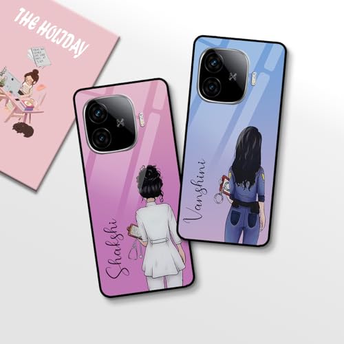 Image of COLORflow Back Cover Compatible with iQOO Neo 10R 5G | Professional Girl Color Customized | Shockproof TPU Bumper with Camera Protection Back Cover Compatible with iQOO Neo 10R 5G