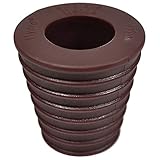 Myard Umbrella Cone Wedge Shim for Patio Table Hole Opening or Base 1.8 to 2.4 Inch, Umbrella Pole Diameter 1-3/8' (35mm, Dark Brown)