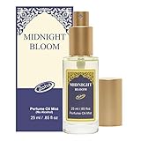 Midnight Bloom - Alcohol free, oil-based Perfumes for Women and Men by Zoha, 25 ml/.85 oz