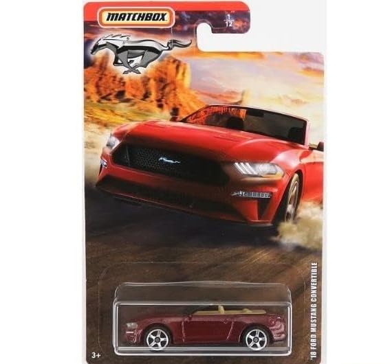 Amazon.com: Matchbox Limited Edition Mustang Series 3‑Pack Bundle