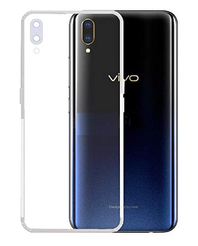 Amazon Brand - Solimo Silicone, Thermoplastic Polyurethane Anti Dust Plug Mobile Cover Soft & Flexible Back Cover for Vivo V11 Pro, Clear (B08XXQXV2Z) Amazon Price History, Amazon Price Tracker