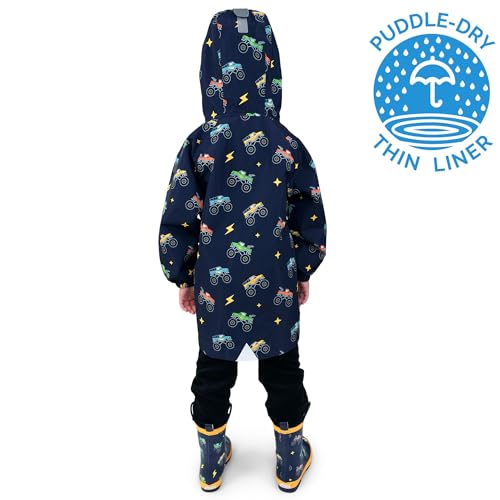 Image of JAN & JUL Waterproof Rain Jacket, Raincoat with Hood for Girls and Boys