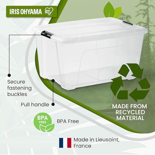 Boite rangement plastique solide rigide transparente grand format - 4