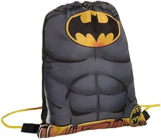 Boys DC Comics Batman Drawstring Gym Bag Kids Sports Swimming PE Kit Rucksack