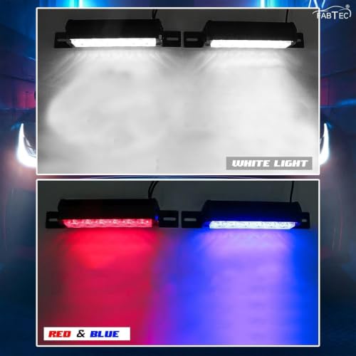 Image of FABTEC 12 LED Car Decoration Light, Red, Blue or White LED Illumination, Aluminium Body, 12V DC Powered, Decorative Styling Accessory for Vehicle Interior & Exterior