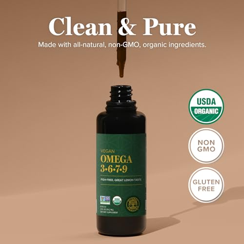 Global Healing Center 00811839032380 Organic Omega 3 Supplement