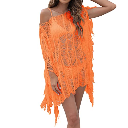Ropa de playa para mujer tipo pareo de mujer y traje de baño de malla para verano caliente