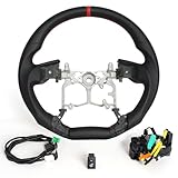 Full Leather Steering Wheel for Toyota Prado LC150 2010-2017/Tundra 2014-2021/4Runner 2010-2024 Steering Wheel Perforated Leather with Heating Upgrade Accessories (With Heating)